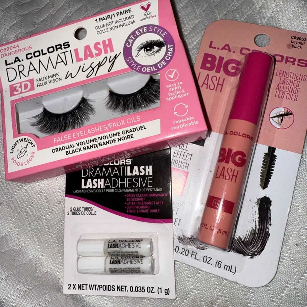 L.A. Colors Dramatic Lash Wispy and Big Lash Set